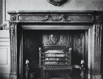 Interior. 8 Charlotte Square.
Detail of drawing room fireplace.