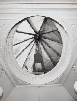 Interior, ground floor, South room, detail of cupola