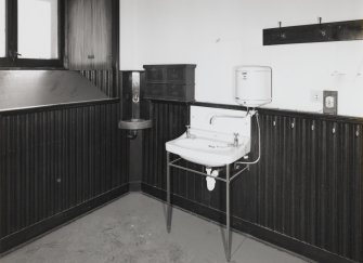 Interior, first floor, gentleman's lavatory, view from North.