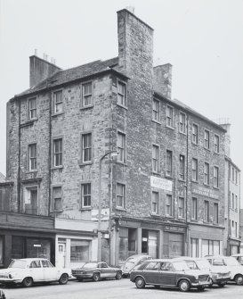 General view of Nos 33 - 40 Chambers Street (now demolished) from North East.