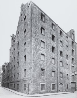 Edinburgh, Leith, Chapel Lane, Warehouses.
View from South East.