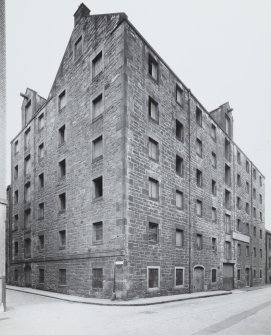 Edinburgh, Leith, Chapel Lane, Warehouses.
View from South East.