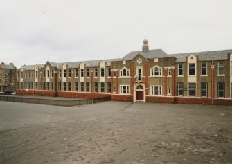 Edinburgh, Cochran Terrace, Bellevue Junior Secondary High School.
View from South East of South facade, West wing.