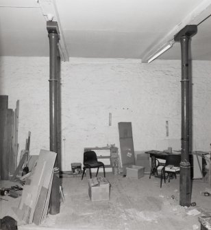 Basement, West room, view from East.
