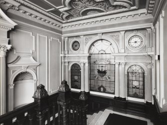 Interior, main staircase, general view
