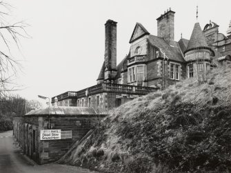 General view of Craig House with terrace from North West.