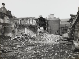 View from East North East during demolition