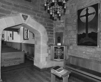 Interior.
Prayer chapel.