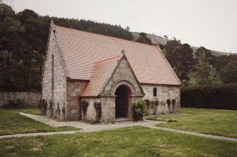 View from SSW showing entrance