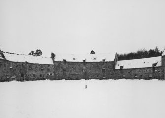 View of internal court from N