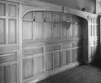 Detail of hall panelling