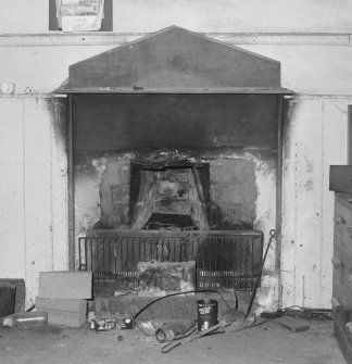 Detail of fireplace
