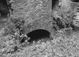 1st level View of main NW fireplace and chimney