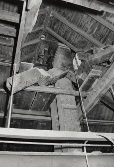 Craigmillar Brewery, malting, interior
Detail of junction of bucket elevators