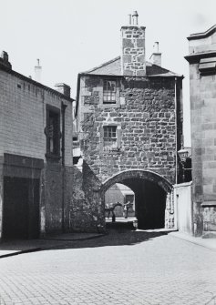 Edinburgh, Leith, Citadel.
General view with horse visible through archway.