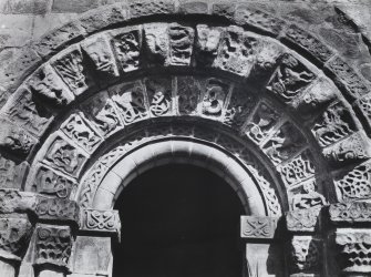 Dalmeny Parish Church
Detail of arch of South entrance	