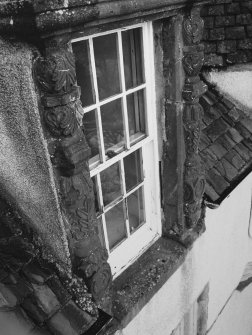 Fyvie Castle.
View of dormer on Preston Tower.
