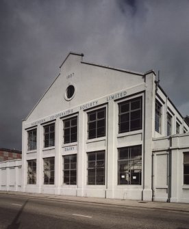 Aberdeen, Berryden Road, Norco Dairy.
General view from South-West of main building in dairy, built in 1927.