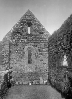 Iona, Iona Nunnery.
Detail of view from East.