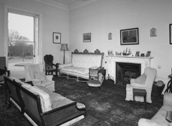 Ground floor, drawing room, view from North East