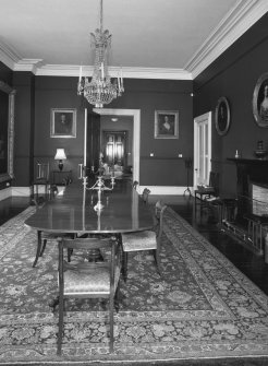 Ground floor, dining room, view from North