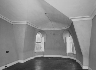 Second floor, East room (smoking room), view from West