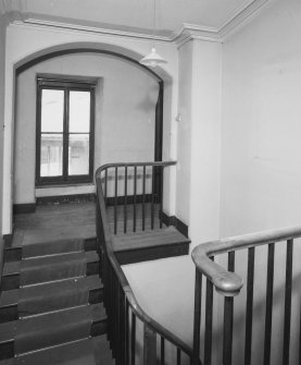 Second floor, West staircase