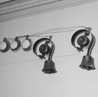 Second floor, servants' room bells, detail