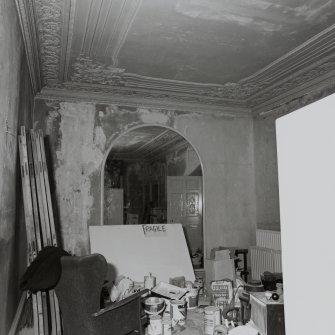 Edinburgh, 22 York Road, Grange House, interior.
View of drawing room from West.