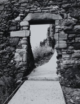 View of doorway.