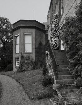 Detail of octagonal turret and staircase from S.