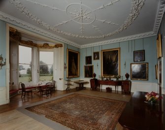 Interior.
View of dining room from NW.