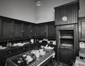 Interior.
View of kitchen from SE.
