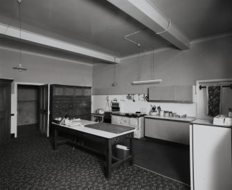 Interior.
View of kitchen in basement from E.
