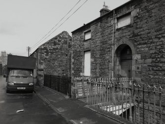 Photographic copy of principal and attic floor plans for Kirkdale House and floor plan showing final design for Sunnyside.