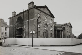 View of E pavilion from NE.