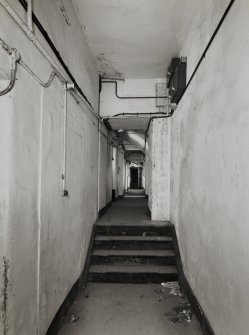 Interior.
View of basement corridor.