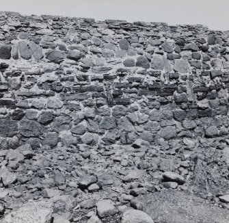 Detail of harbour wall.