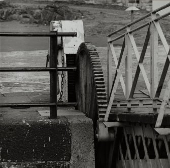 Detail of bascule bridge lifting mechanism.