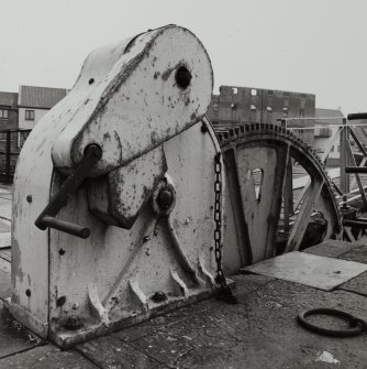 Detail of bascule bridge lifting mechanism.