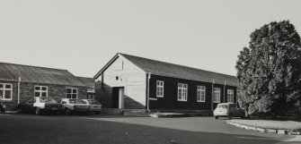 View of buildings, former barracks.