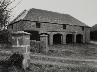 View of cartshed from N.