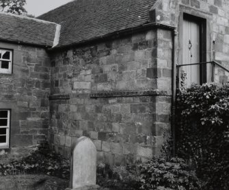 Detail of chip carving on N wall.