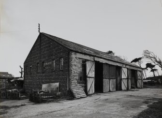 View of D Block from NE.