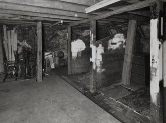 Interior.
View of E stable.
