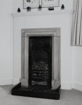 Interior.
Detail of fireplace in bathroom to bedroom 3.