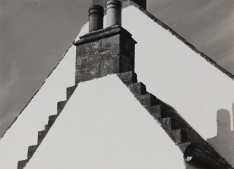 Detail of roof at NE angle-tower.