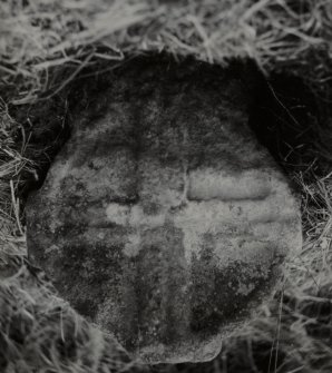 Detail of stone cross head.