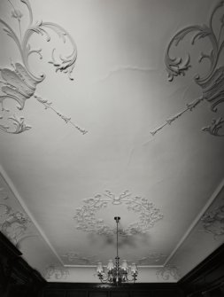 Interior.
View of ceiling in first floor dining room.
