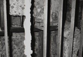 Interior.
Detail of timber frame.